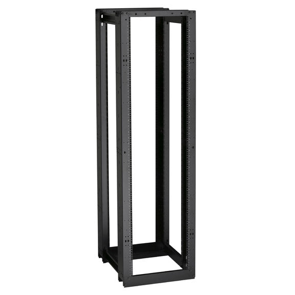 FLEX DEPTH RACK - 45U, 4-POST, 24" X 30"D 10-32 , TAPPED RAILS HOLES, 1000-LB. C