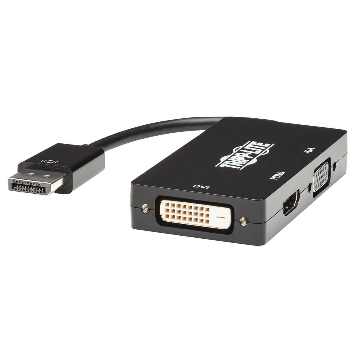 DISPLAYPORT 1.2 TO VGA/DVI/HDMI ALL-IN-ONE CONVERTER ADAPTER, 4K X 2K HDMI 60 HZ