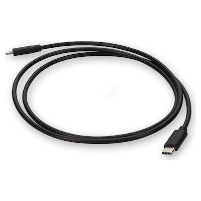 USBC2LGTTPE1M - AddOn Networks ADDON 1M USB 3.1 (C) MALE TO LIGHTNING MALE BLACK CABLE