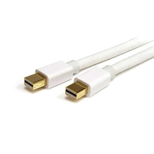 MDPMM2MW - StarTech.com 6.6FT (2M) WHITE MINI DISPLAYPORT CABLE (MINI DP 1.2); 4KX2K VIDEO (3840X2400P 6