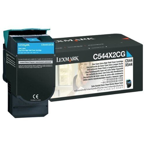 Lexmark C544X4CG toner cartridge Original Cyan 1 pcs