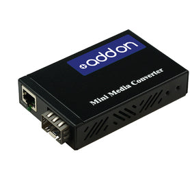 ADD-GMCMN-SFP - AddOn Networks 1GBS 1 RJ-45 TO 1 SFP MEDIA CONV