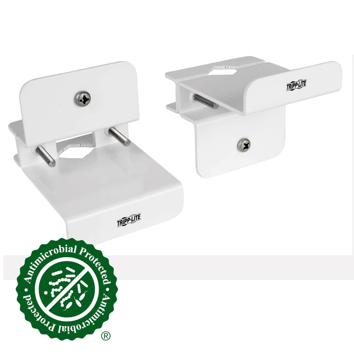 MOUNTING CLAMP FOR MEDICAL-GRADE POWER STRIPS - ANTIMICROBIAL PROTECTION