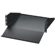 IT RACKMOUNT SOLID SHELF - FIXED, 3U, 19", 15"D, 2-POINT MOUNTING, 200-LB. CAPAC