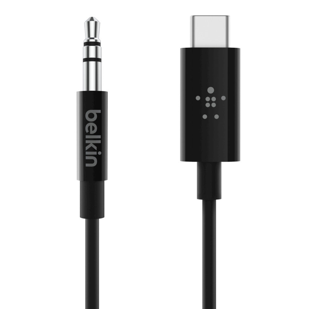 Belkin RockStarâ„¢ 3.5mm with USB-Câ„¢ Connector audio cable USB C Black