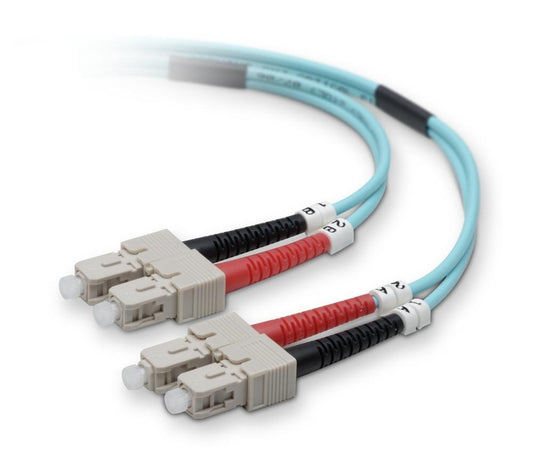 Belkin Fiber Optic Duplex Patch Cable, 2 x SC, 2 x SC, 2m fiber optic cable 78.7" (2 m)