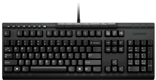 Lenovo Enhanced Performance USB Gen II keyboard QWERTY US English Black