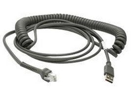 9FT USB-A SHIELDED COILED CABLE