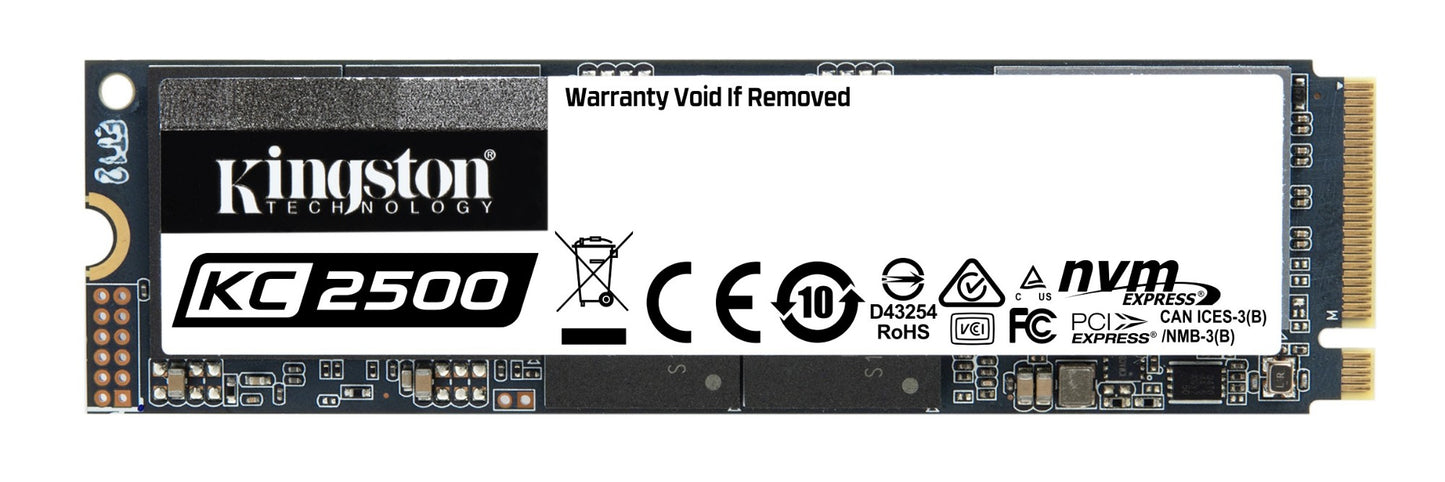 Kingston Technology KC2500 M.2 500 GB PCI Express 3.0 3D TLC NVMe