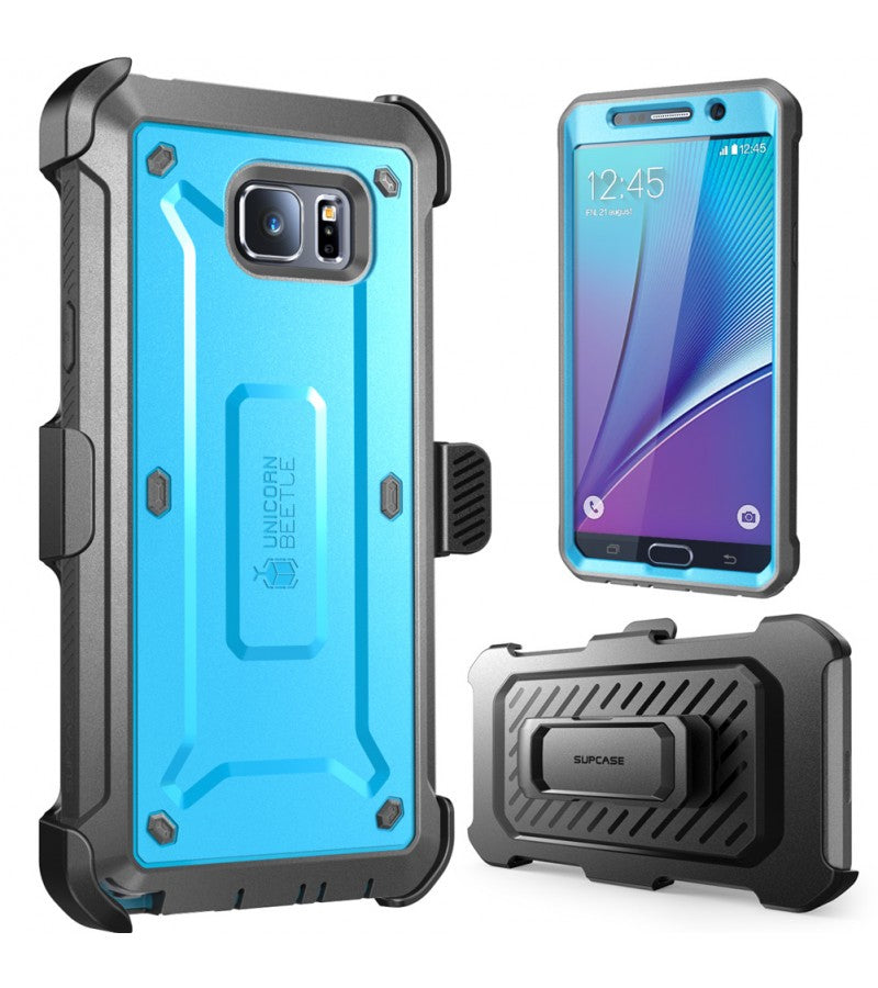 S-NOTE5-UBP-BL - i-Blason GALAXY NOTE 5 BEETLE PRO CASE - BLUE