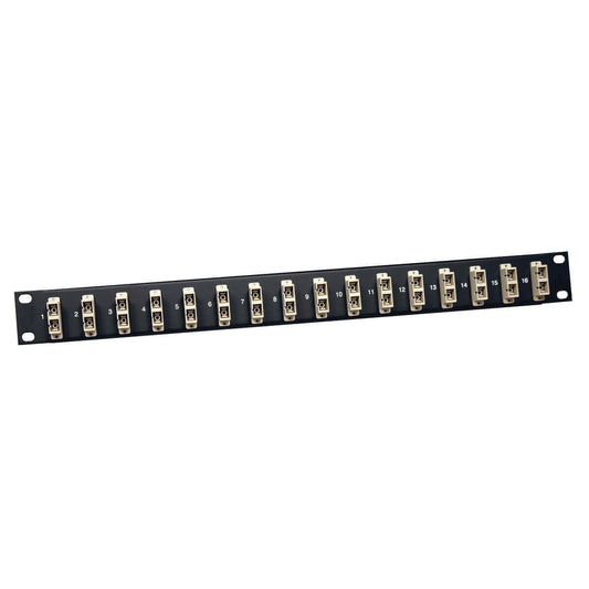 16-PORT FIBER PATCH PANEL 62.5/125 OR 50/125 SC/SC 1URM