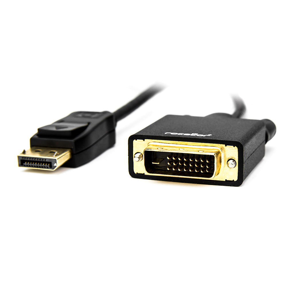 Y10C155-B1 - Rocstor CABLE 6 FT DISPLAYPORT TO DVI-D (24+1)