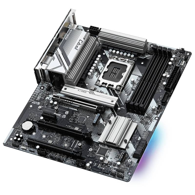 90-MXBKS0-A0UAYZ - ASRock B760 Pro RS Intel LGA1700 ATX Motherboard