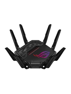 GT-BE98 - Asus PRO ROG Rapture First Quad-Band WiFi 7 Gaming Router supports 320MH