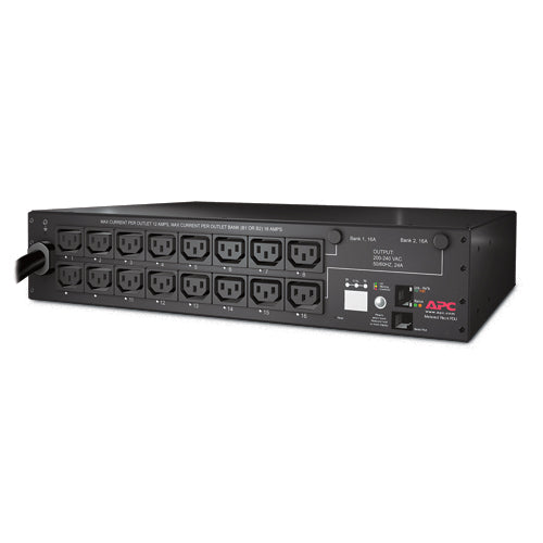 APC AP7911B power distribution unit (PDU) 16 AC outlet(s) 2U Black