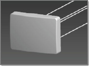 INDOOR 5GHZ FOUR FEED 5DBI 25 DEGREE SECTOR ANTENNA WITH RPSMA-TYPE PLUG CONNECT