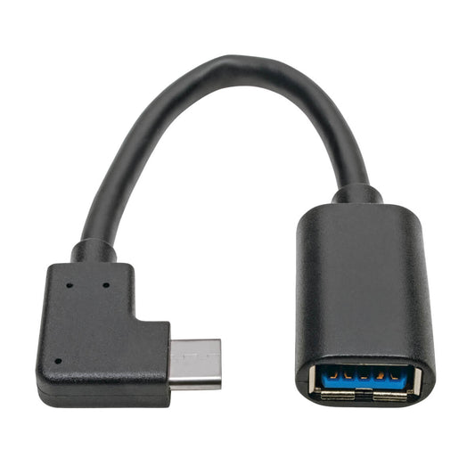 U428-06N-F-CRA - Tripp Lite USB C TO USB-A CABLE RIGHT ANGLE 3.1 5 GBPS USB TYPE C M/F 6IN