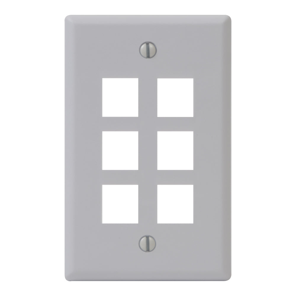 FACE-6-IV - ICC 6port Face Ivory