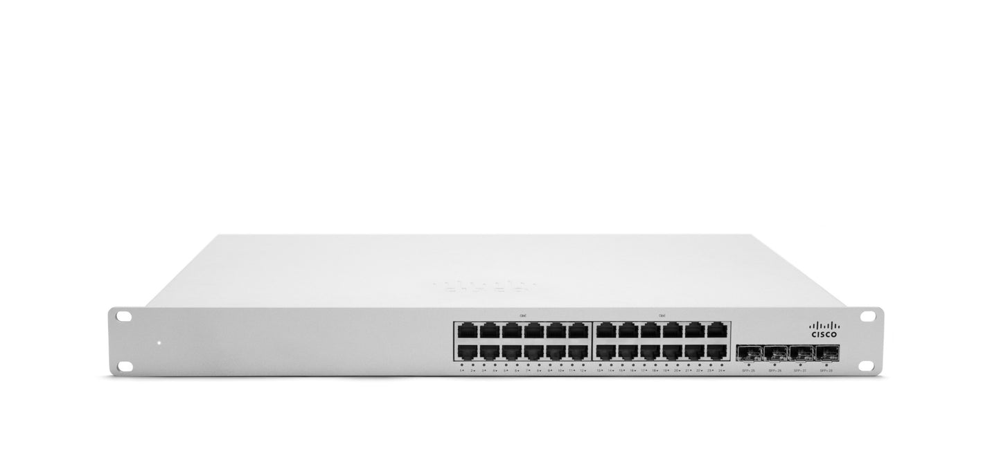 Cisco MS350-24P Managed L3 Gigabit Ethernet (10/100/1000) Power over Ethernet (PoE) 1U Gray