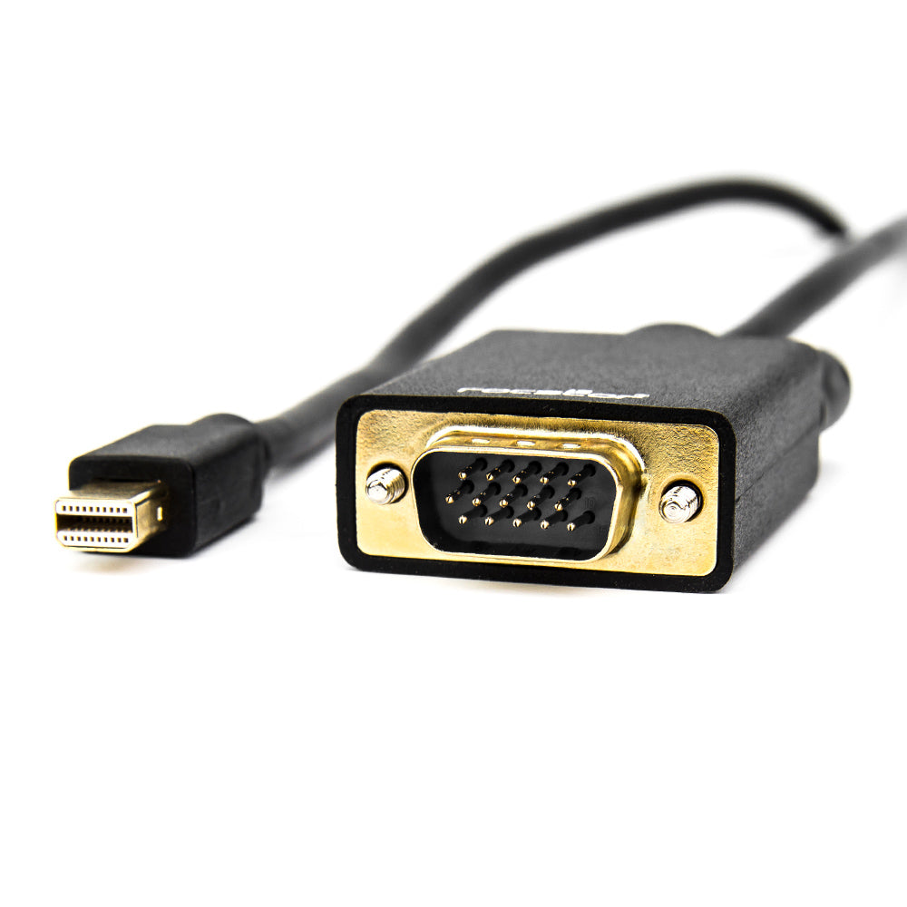 Y10C163-B1 - Rocstor 6 FT MINI DISPLAYPORT MALE TO VGA HD-15