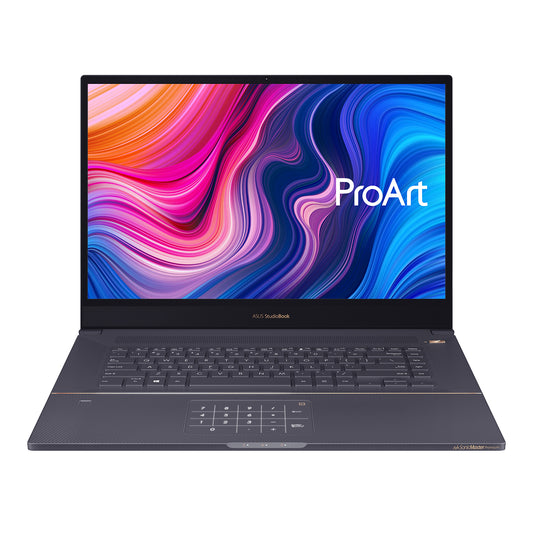 ASUS ProArt StudioBook Pro 17 W700G3T-XS99 notebook E-2276M 17" WUXGA Intel Xeon E 32 GB DDR4-SDRAM 2000 GB SSD NVIDIAÂ® QuadroÂ® RTX 3000 Max-Q Wi-Fi 6 (802.11ax) Windows 10 Pro Gray