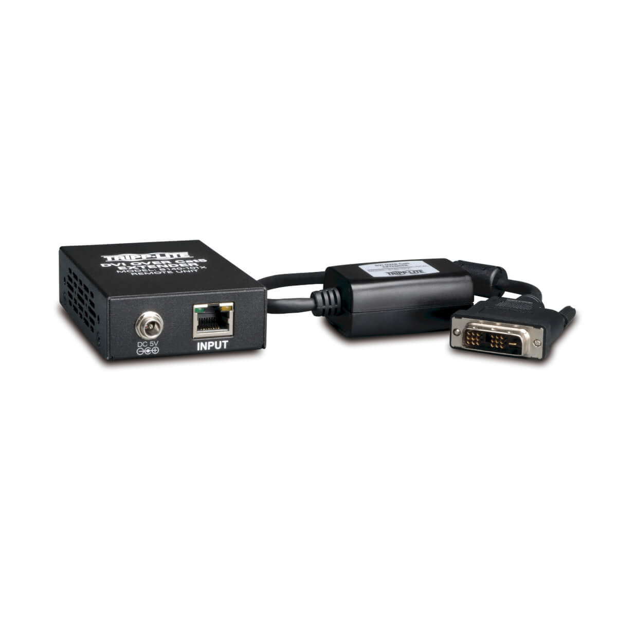 DVI OVER CAT5 CAT6 EXTENDER VIDEO TRANSMITTER & RECEIVER TAA