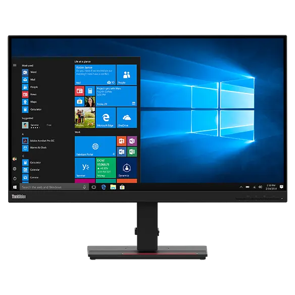 61EDGAT2EU - Lenovo ThinkVision T27q-20 27-Inch QHD IPS Monitor