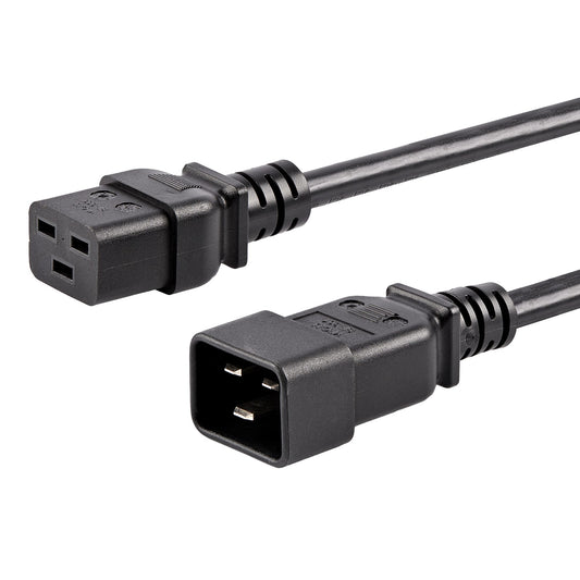 PXTC19201410 - StarTech.com 10FT (3M) HEAVY DUTY EXTENSION CORD W/ IEC 60320 C19 TO C20 CONNECTORS; 250V AT