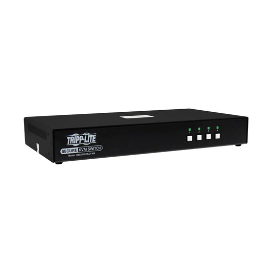 SECURE KVM SWITCH, 4-PORT, SINGLE HEAD, DP TO HDMI (X4), 4K, NIAP PP4.0, AUDIO,