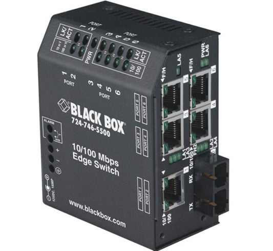 FAST ETHERNET (100-MBPS) SWITCH - (5) 10/100-MBPS COPPER RJ45, (1) 100-MBPS MULT