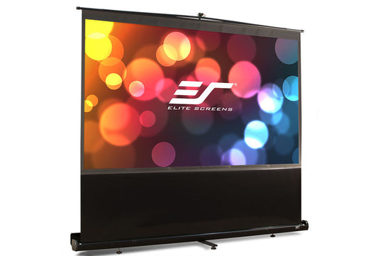 F150NWV - Elite Screens HIGHLY PORTABLE PROJECTION SCREEN - MAXWHITE - BLACK - DIAGONAL: 150IN ;FORMAT: