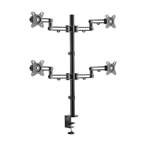 DDR1327SQFC1 - Tripp Lite Quad-Monitor Flex-Arm 13-27" Display Desk Clamp