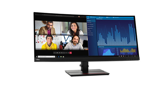 Lenovo ThinkVision P34w-20 34.14" 3440 x 1440 pixels Wide Quad HD LED Black