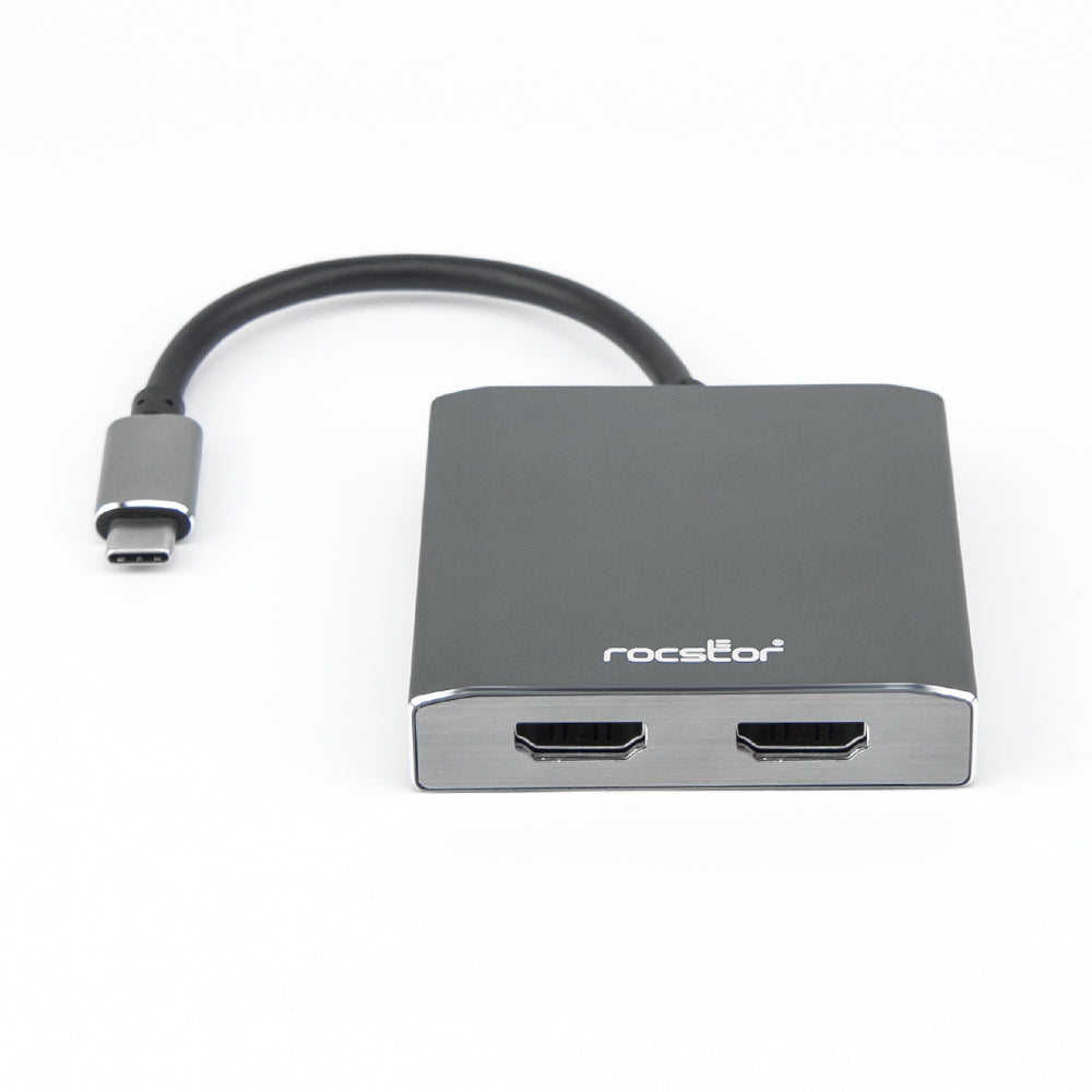 Y10A203-A1 - Rocstor USB-C TO DUAL HDMI MULTI-MONITOR ADAPTE