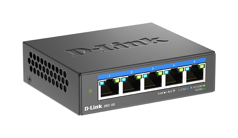 DMS105 - D-Link 5-Port Multi-Gigabit Unmanaged Switch