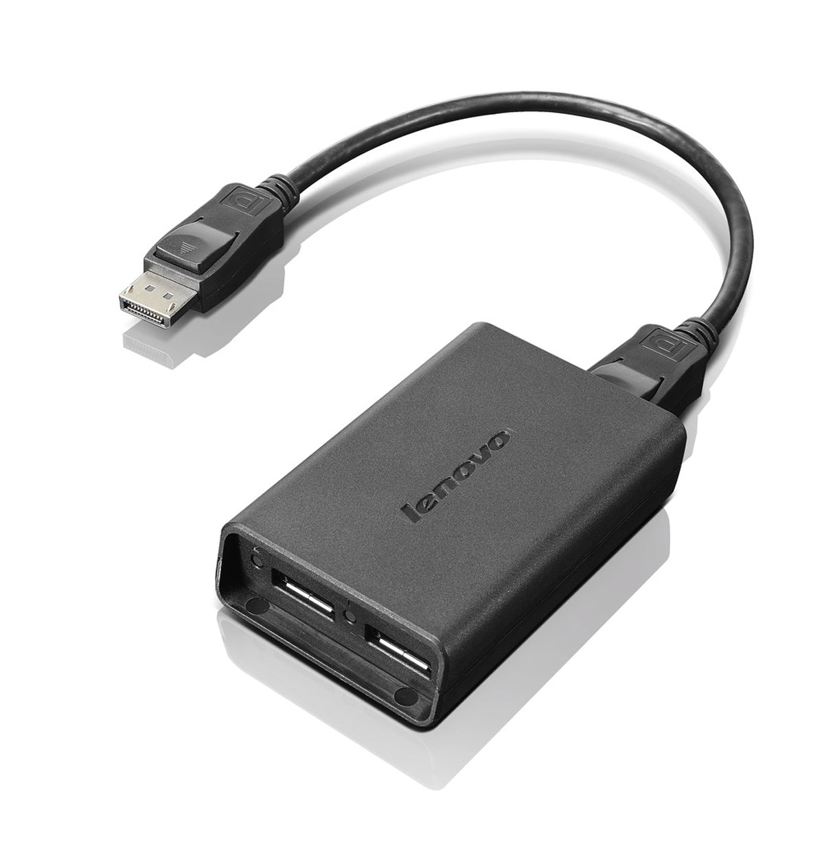 Lenovo DisplayPort to Dual-DisplayPort Monitor Cable USB cable USB A Black