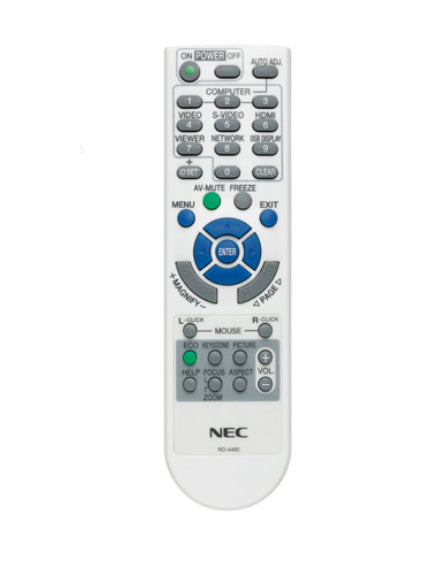 REPLACEMENT REMOTE FOR NP-M260X/M260W/M300X/M300W, NP-M300XS/M300WS, NP-M271X/M3