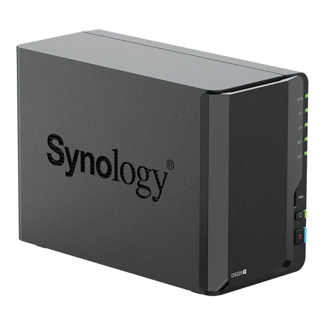 DS725+ - Synology 2-Bay Ryzen R1600 4GB ECC 2.5GbE Dual M.2 NVMe Expandable NAS