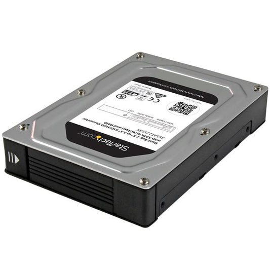 INSTALL TWO 2.5INCH SATA DRIVES INTO A 3.5INCH DRIVE BAY AND GET INCREASED PERFO