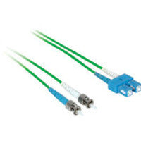 C2G 5m SC/ST Duplex 9/125 Single-Mode Fiber Patch Cable fiber optic cable 196.9" (5 m) Green