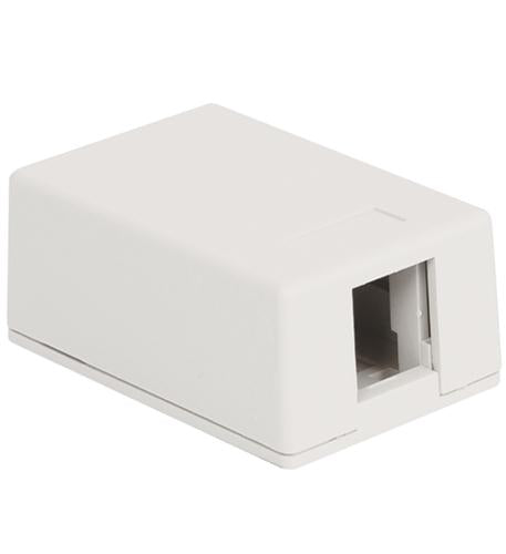 IC107BC1WH - ICC 1-Port Surface Mount Box 25 Pk White