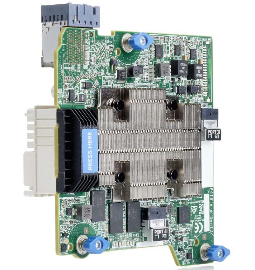 Hewlett Packard Enterprise SmartArray P416ie-m SR Gen10 RAID controller PCI Express x8 3.0 12 Gbit/s