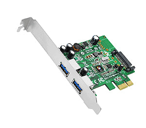 JU-P20612-S1 - Siig DUAL PROFILE PCIE ADAPTER WITH 2 USB 3.0 PORTS