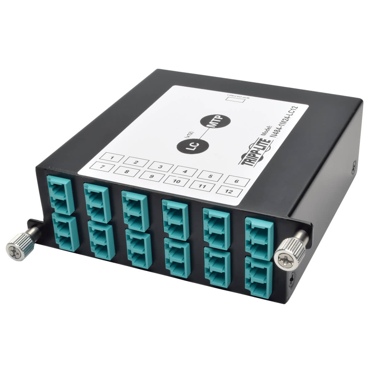 100GB/120GB TO 10GB BREAKOUT CASSETTE 24-FIBER MTP/MPO 12 LC