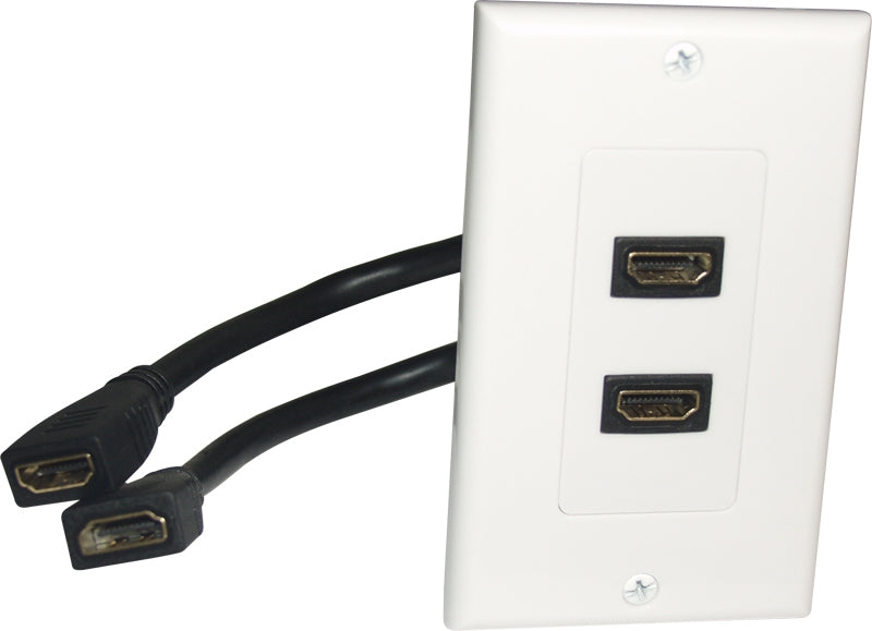 WP-HM2PT - Comprehensive HDMI WALLPLATE 2 PORT PIGTAIL