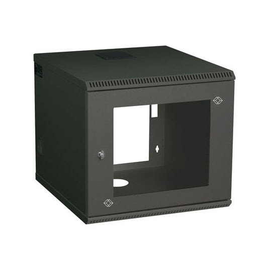 WALLMOUNT CABINET - 6U, 22.05"W X 23.62"D, M6 SQUARE HOLES, GSA, TAA