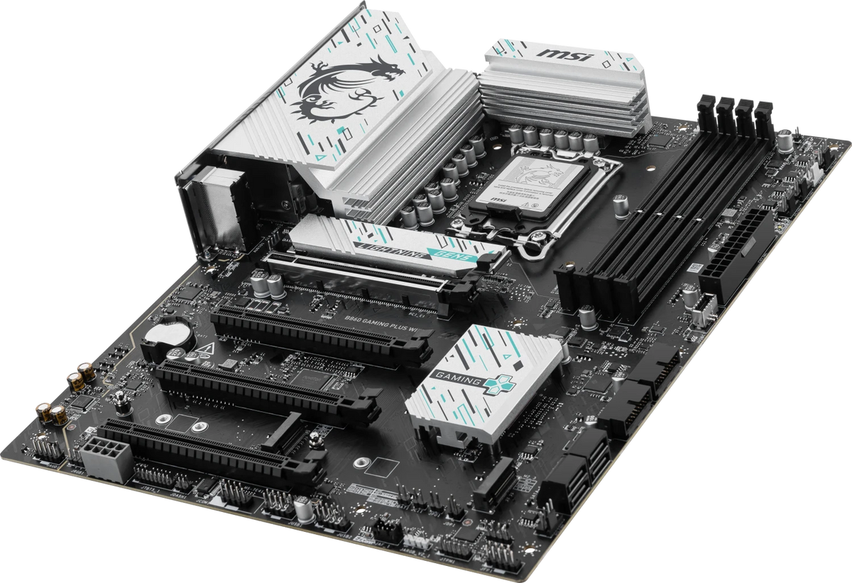 7E41-003R - MSI B860 GAMING PLUS WIFI LGA1851 DDR5 ATX WiFi 7 Gaming Motherboard