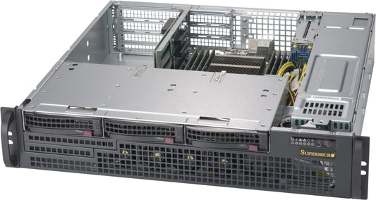 Supermicro CSE-825MBTQC-R802WB computer case Rack Black 800 W
