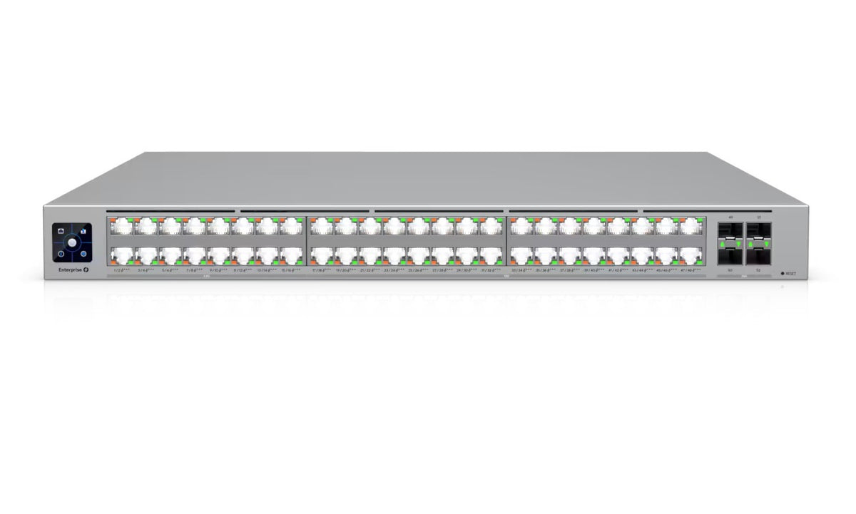ECS-48-POE - Ubiquiti 48-Port 2.5GbE PoE++ 4-Port 25G SFP28 Layer 3 Managed Switch