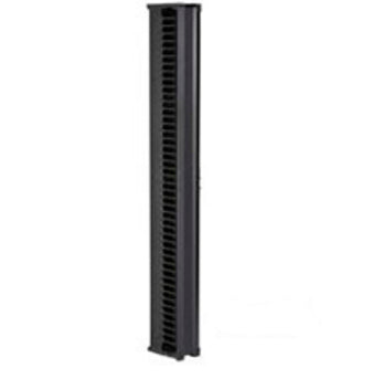 VERTICAL IT RACKMOUNT CABLE MANAGER - 45U X 6"W, SINGLE-SIDED, BLACK, GSA, TAA